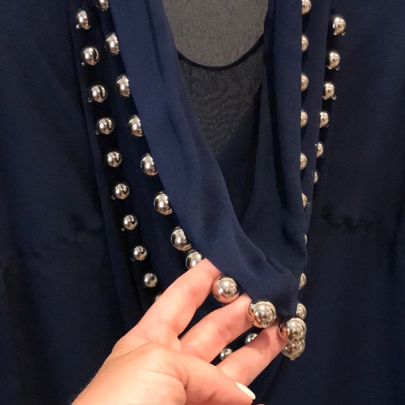 Diana VonFursentenberg beaded sleeveless top - Picture 3 of 5